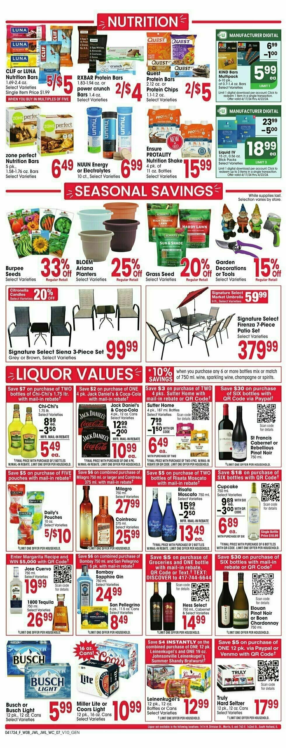 Jewel Osco Weekly Ad from April 17