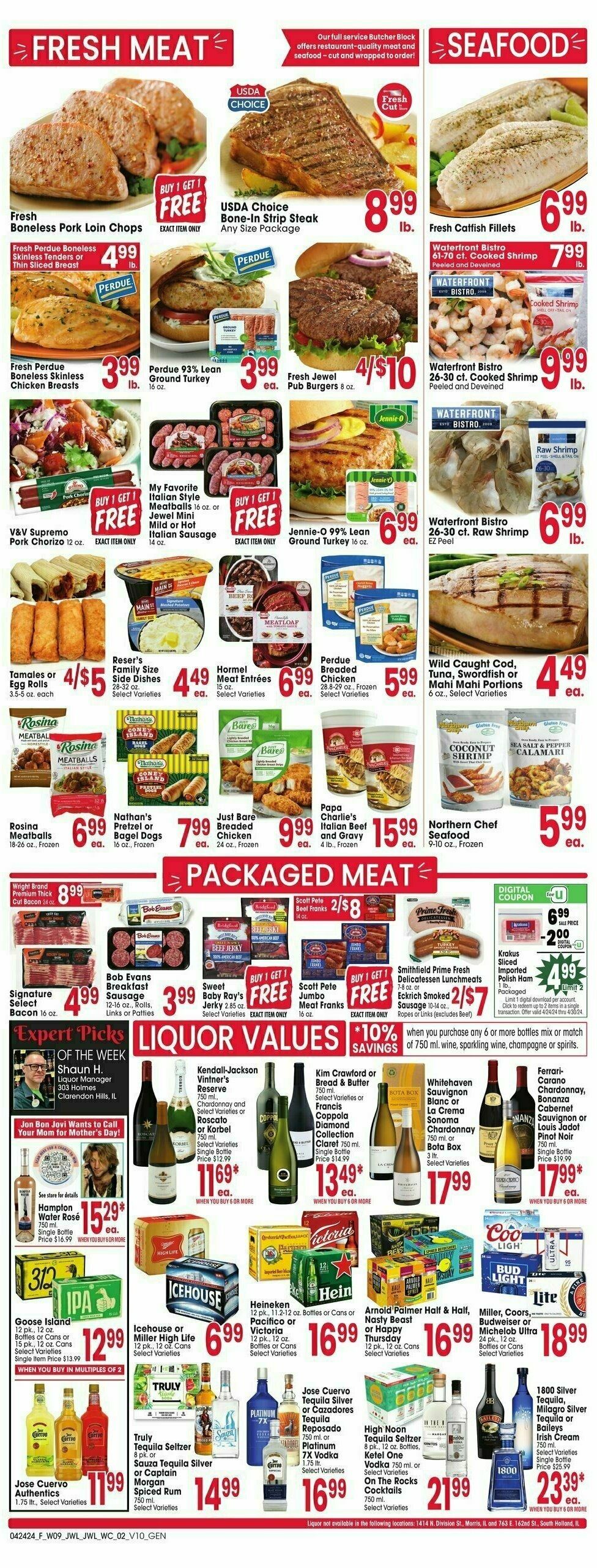 Jewel Osco Weekly Ad from April 24