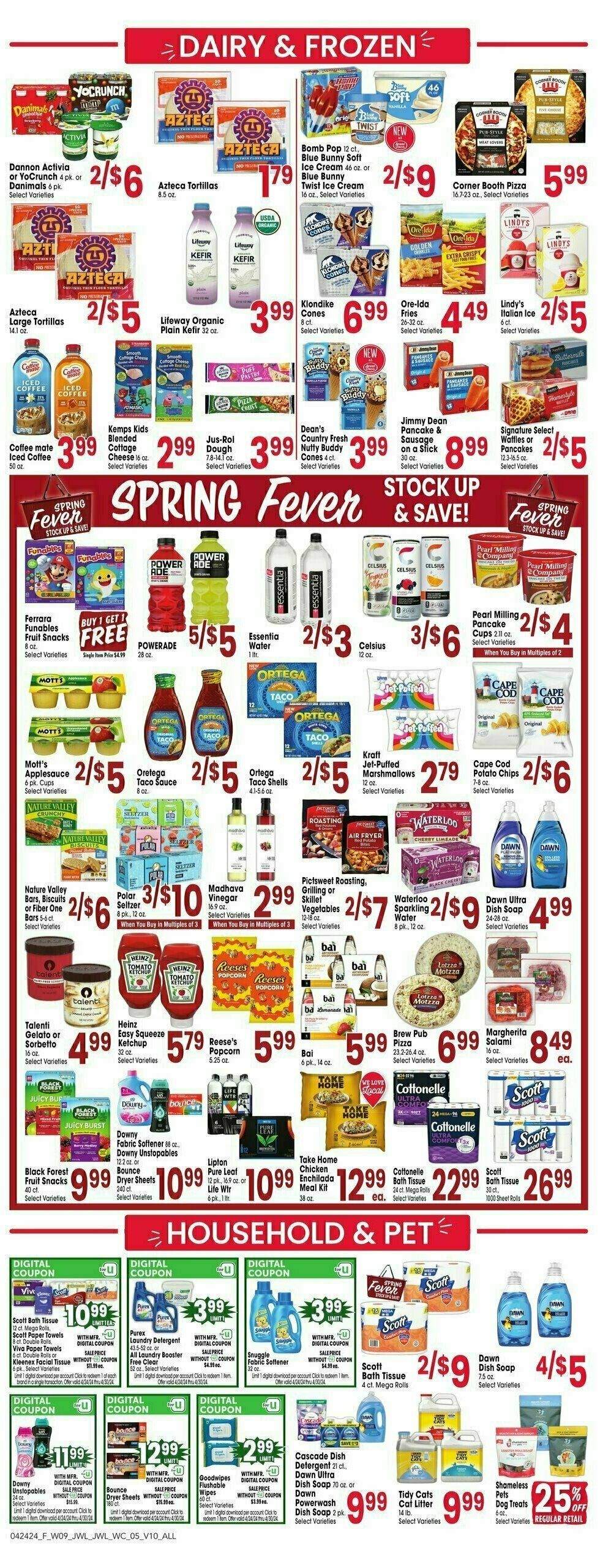 Jewel Osco Weekly Ad from April 24