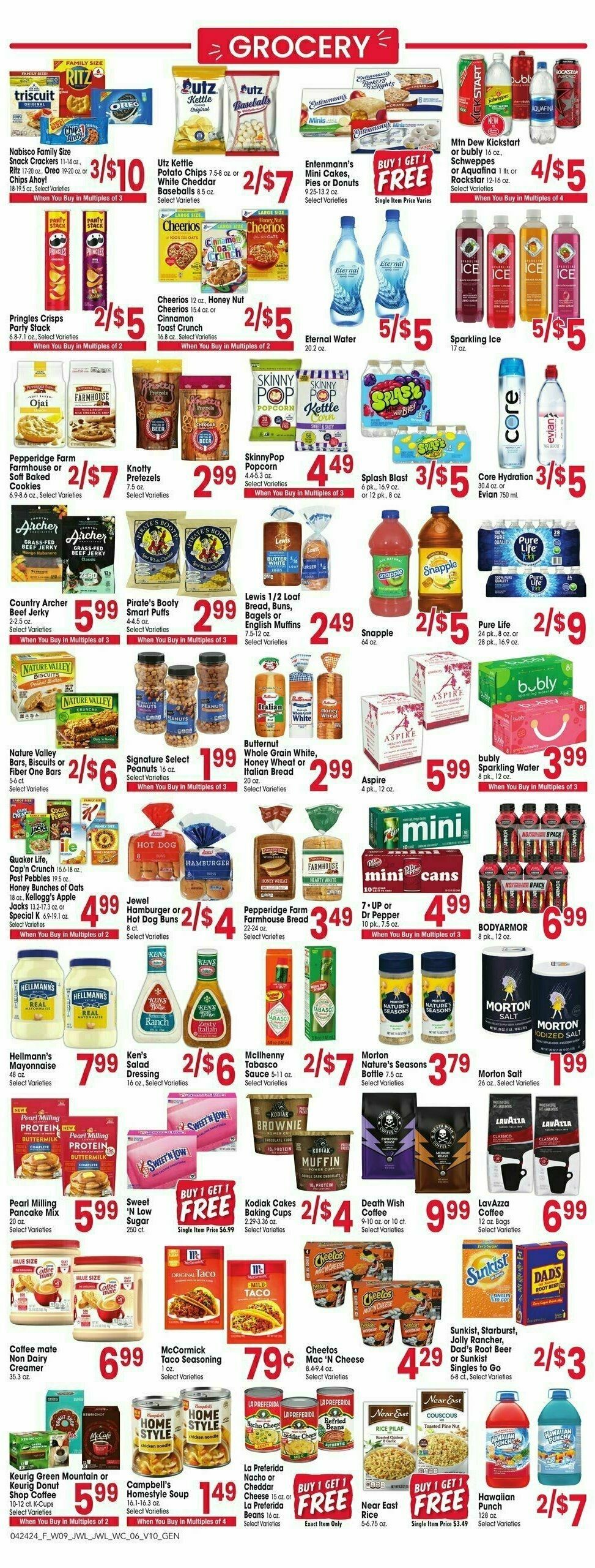 Jewel Osco Weekly Ad from April 24