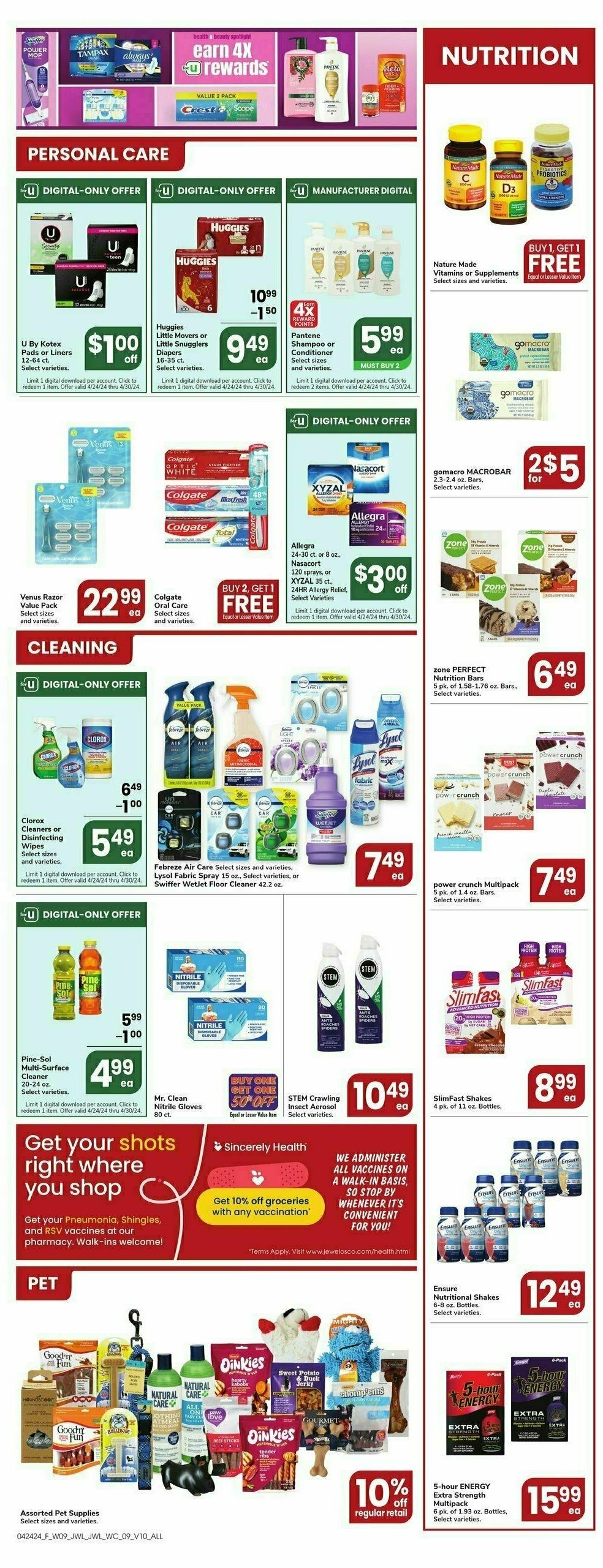 Jewel Osco Weekly Ad from April 24