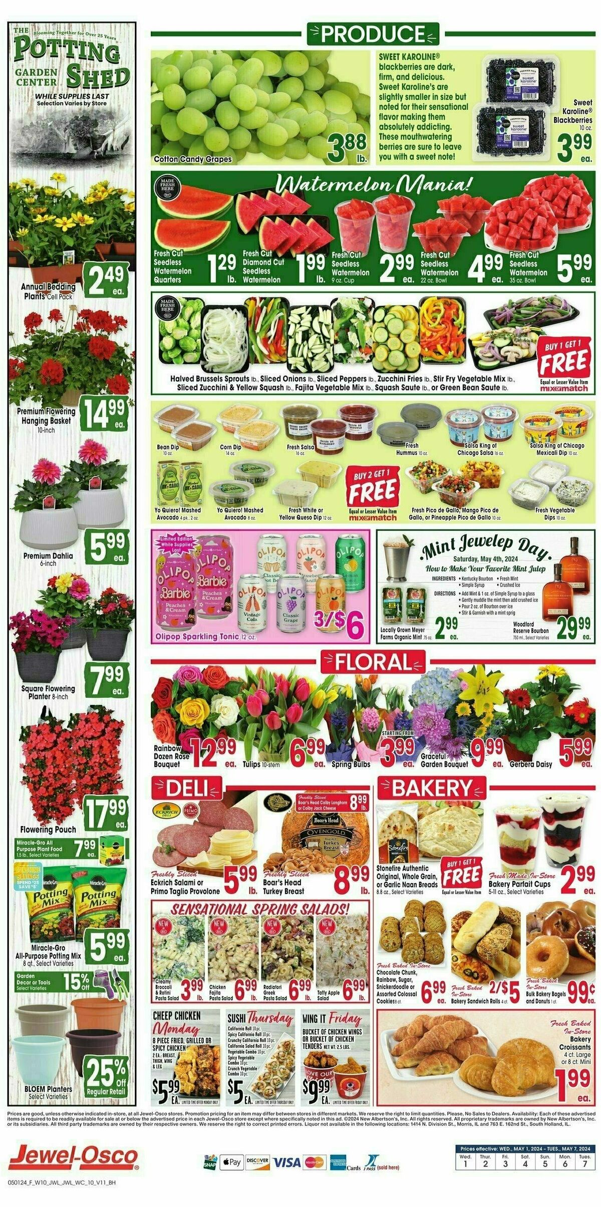 Jewel Osco Weekly Ad from May 1