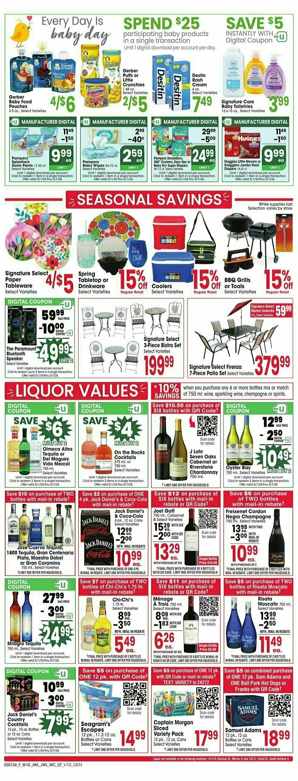 Jewel Osco Weekly Ad from May 1