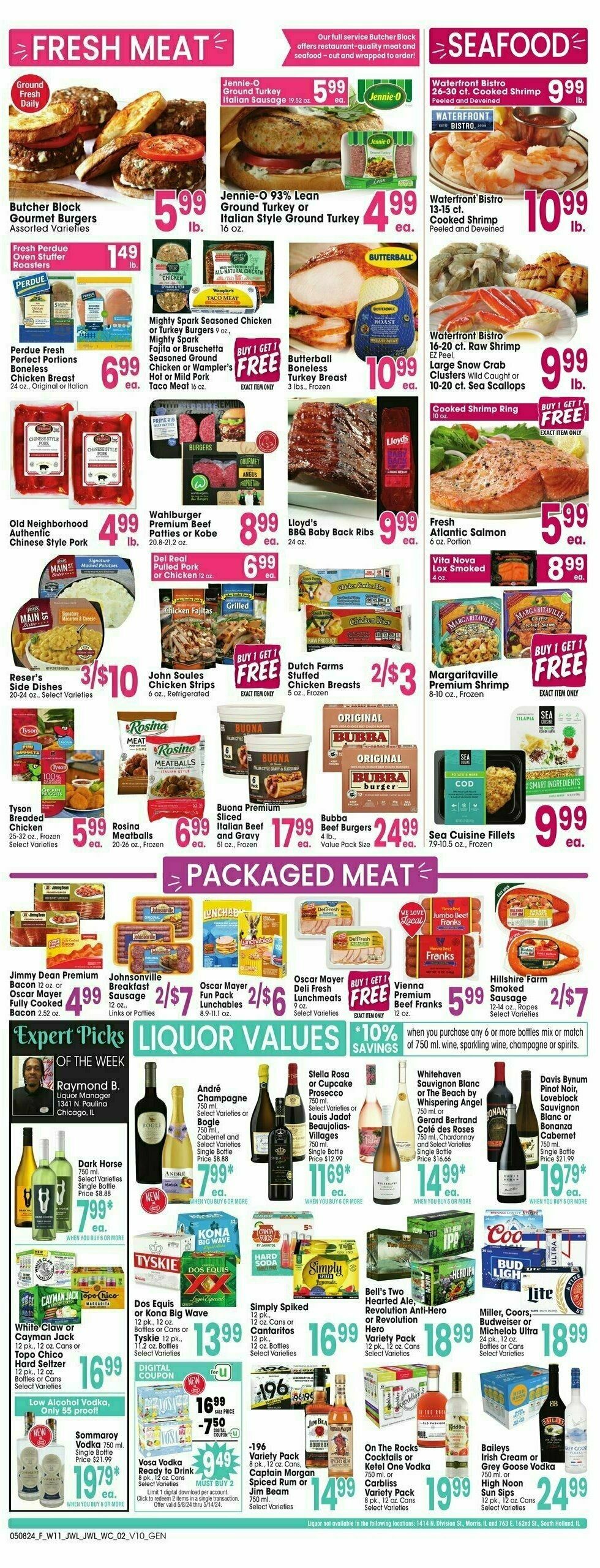 Jewel Osco Weekly Ad from May 8