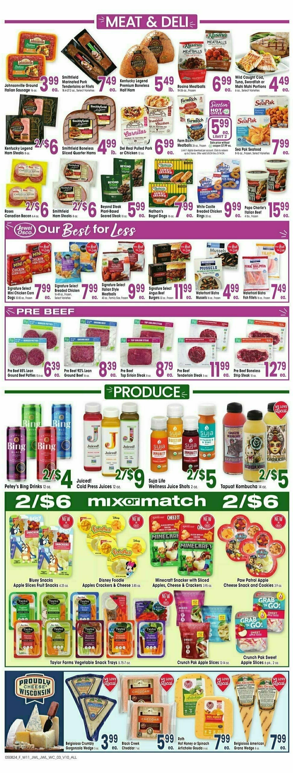 Jewel Osco Weekly Ad from May 8