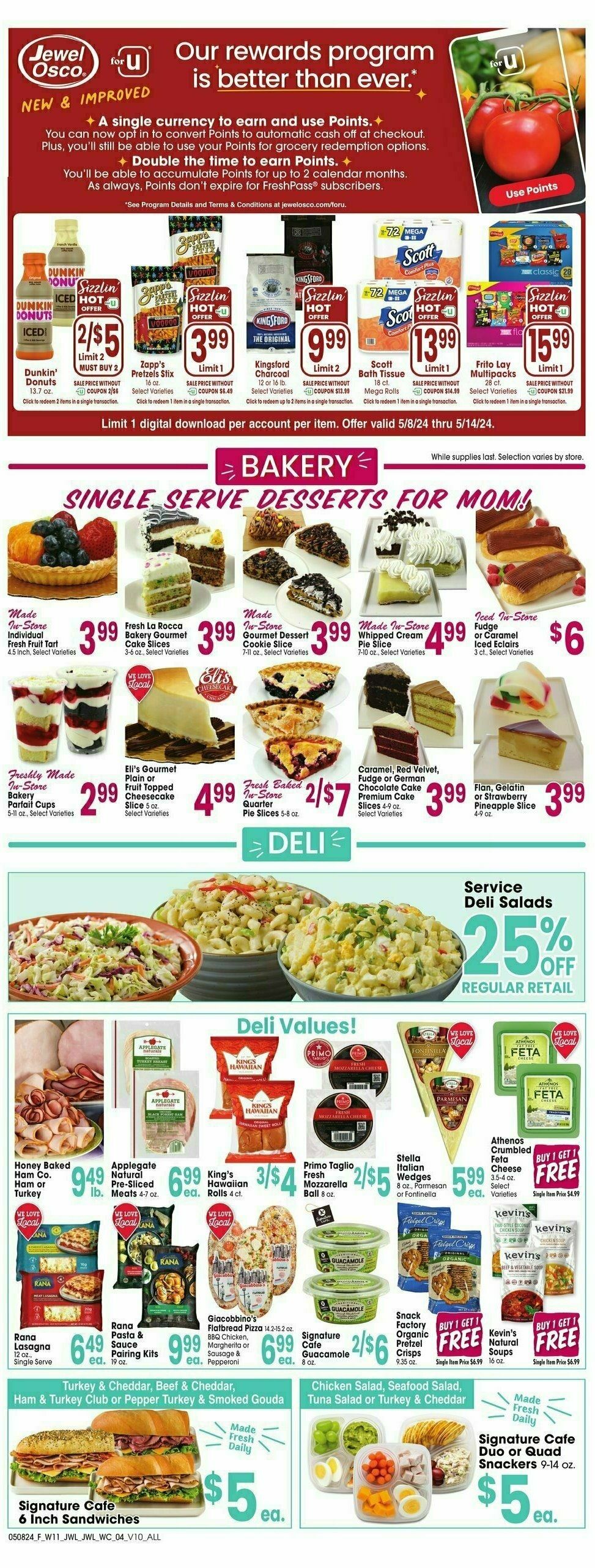 Jewel Osco Weekly Ad from May 8