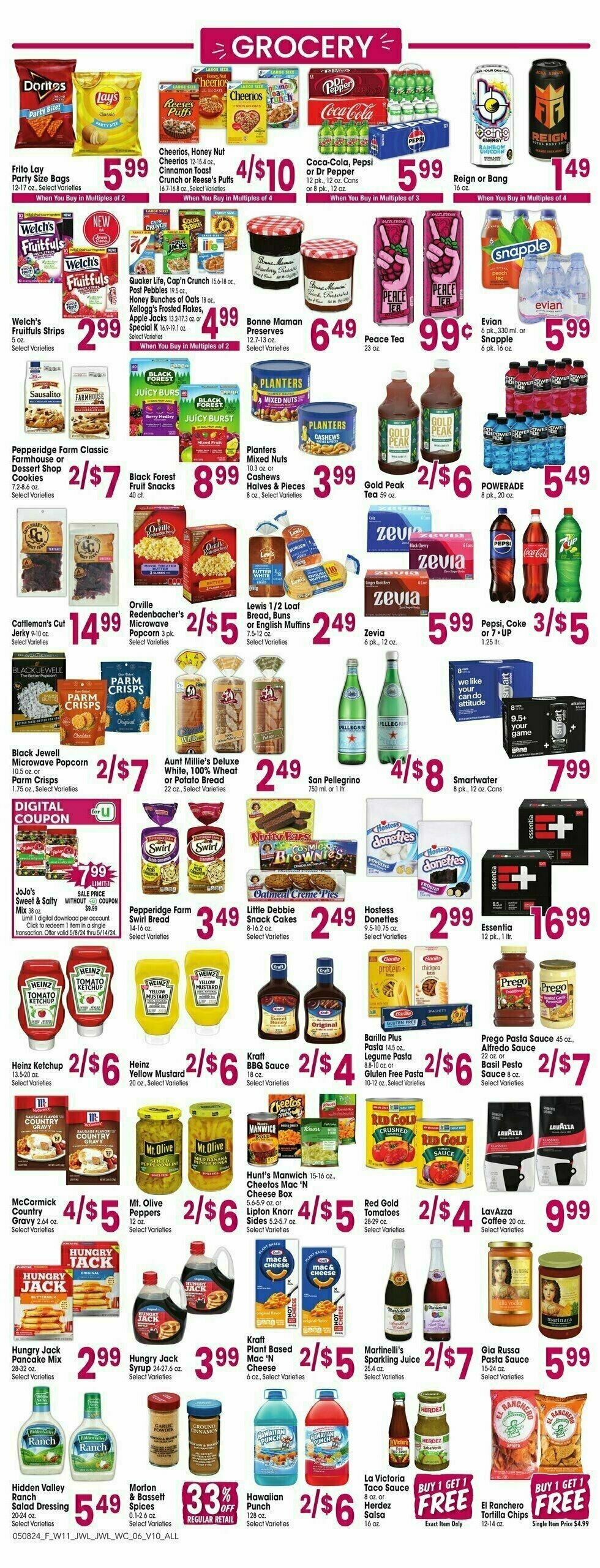 Jewel Osco Weekly Ad from May 8