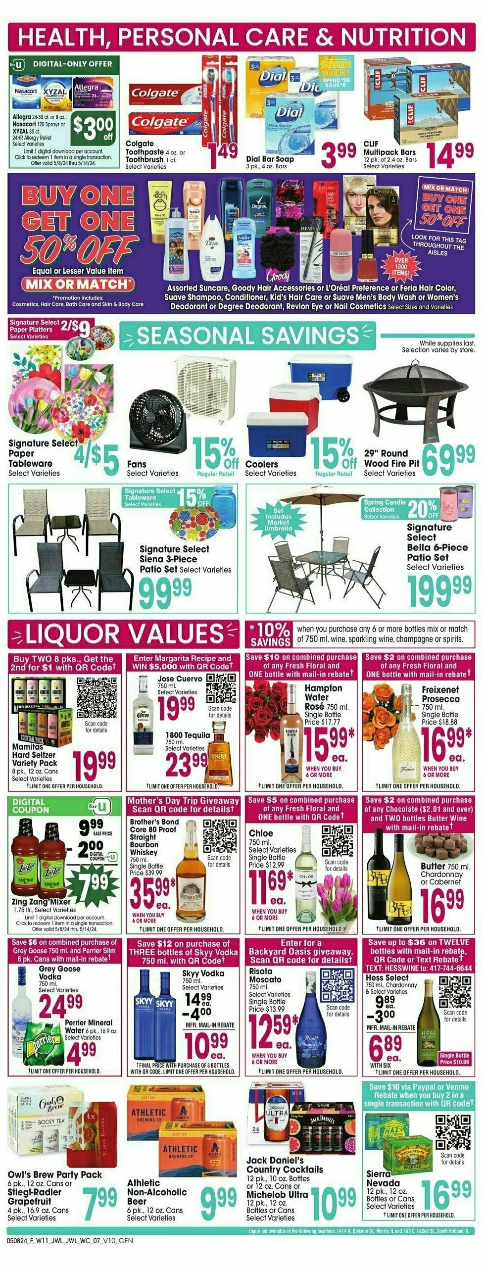 Jewel Osco Weekly Ad from May 8