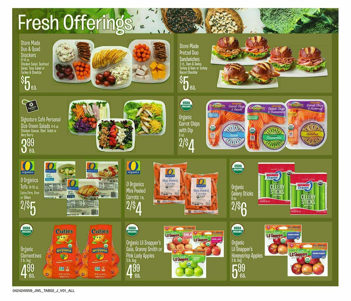 Jewel Osco Natural & Organics Weekly Ad from April 22