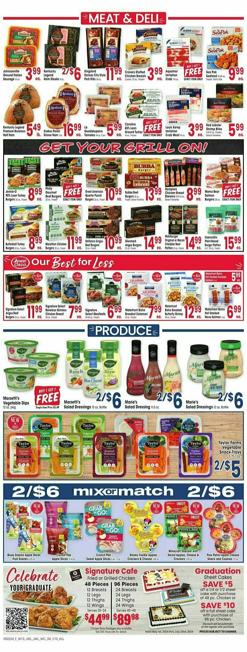 Jewel Osco Weekly Ad from May 22