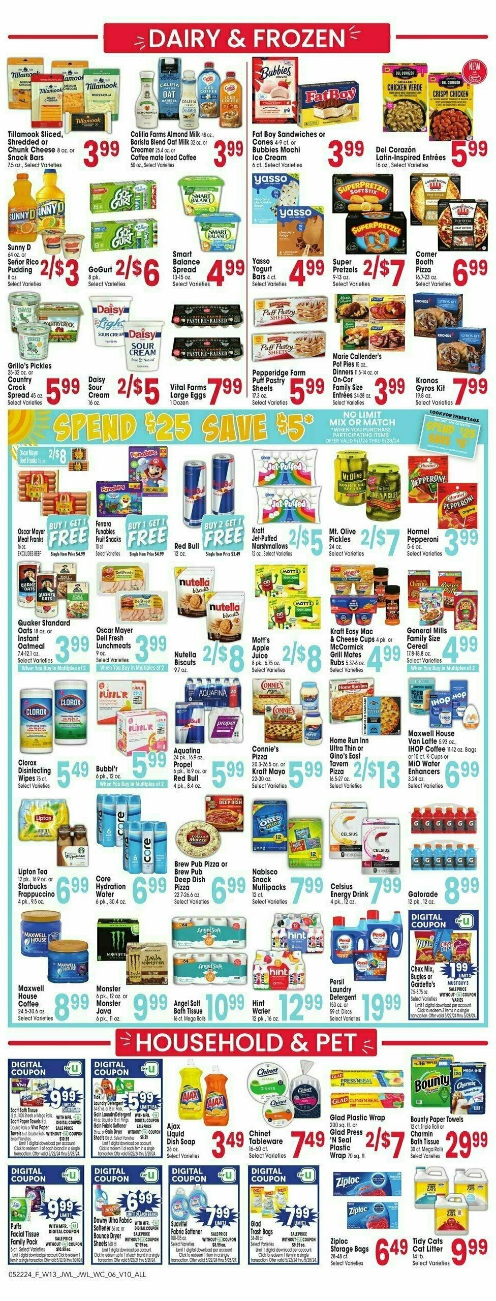 Jewel Osco Weekly Ad from May 22