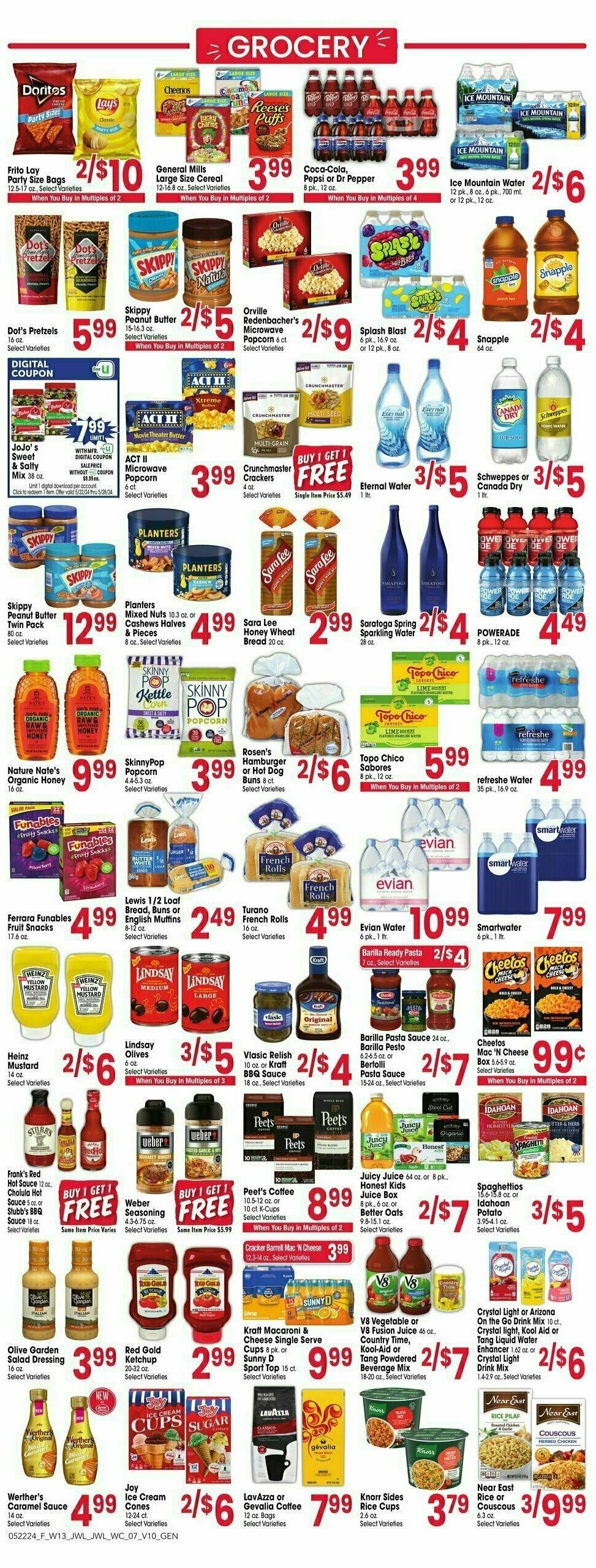 Jewel Osco Weekly Ad from May 22