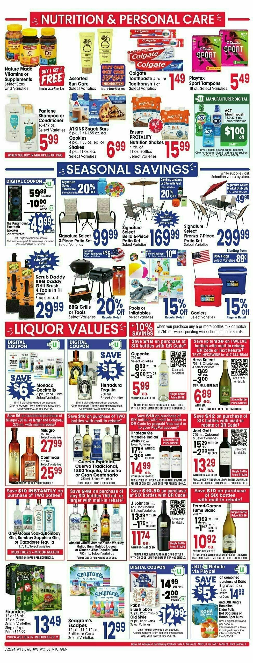 Jewel Osco Weekly Ad from May 22