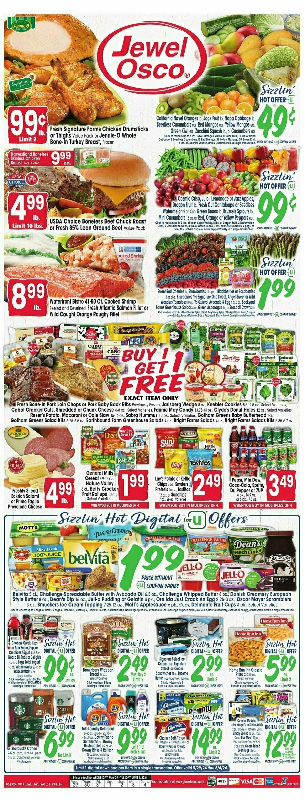 Jewel Osco Weekly Ad from May 29