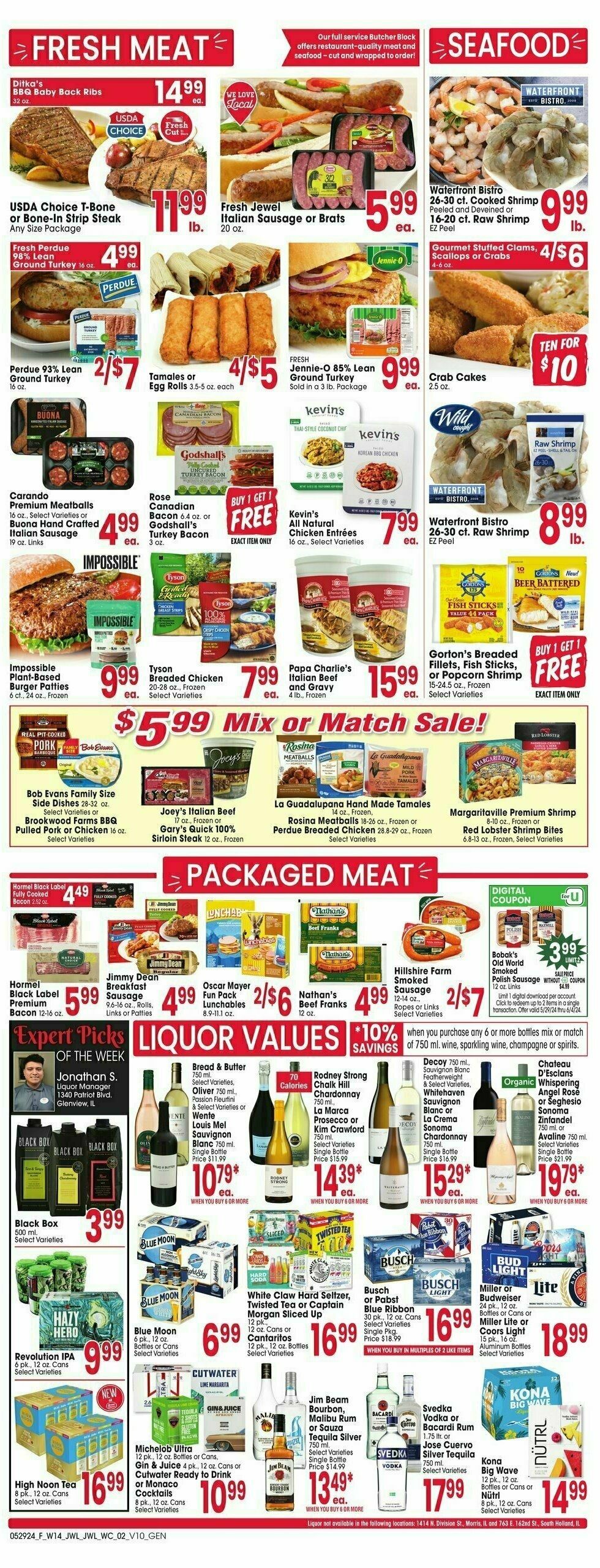 Jewel Osco Weekly Ad from May 29