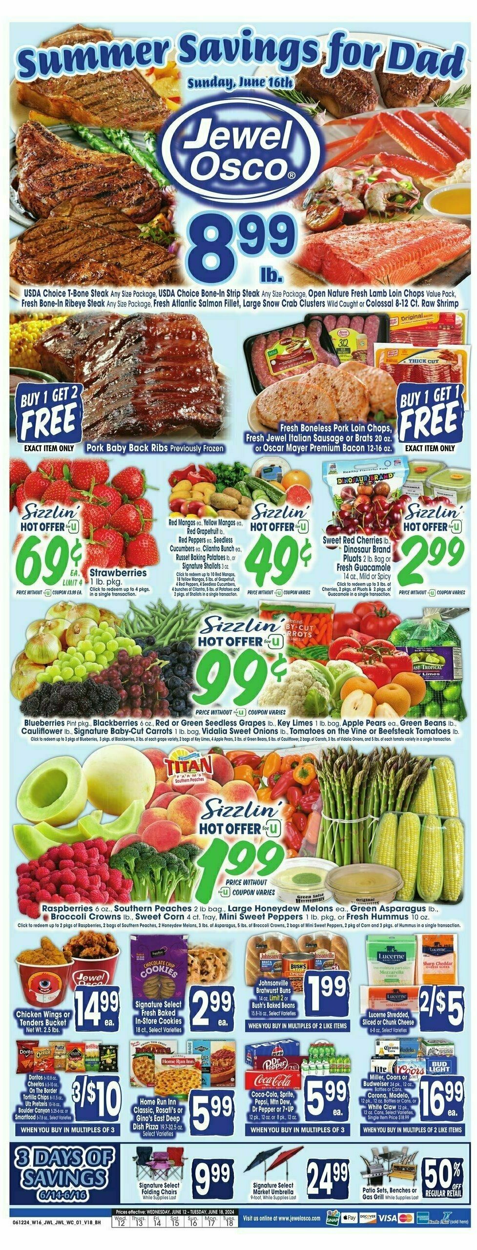 Jewel Osco Weekly Ad from June 12