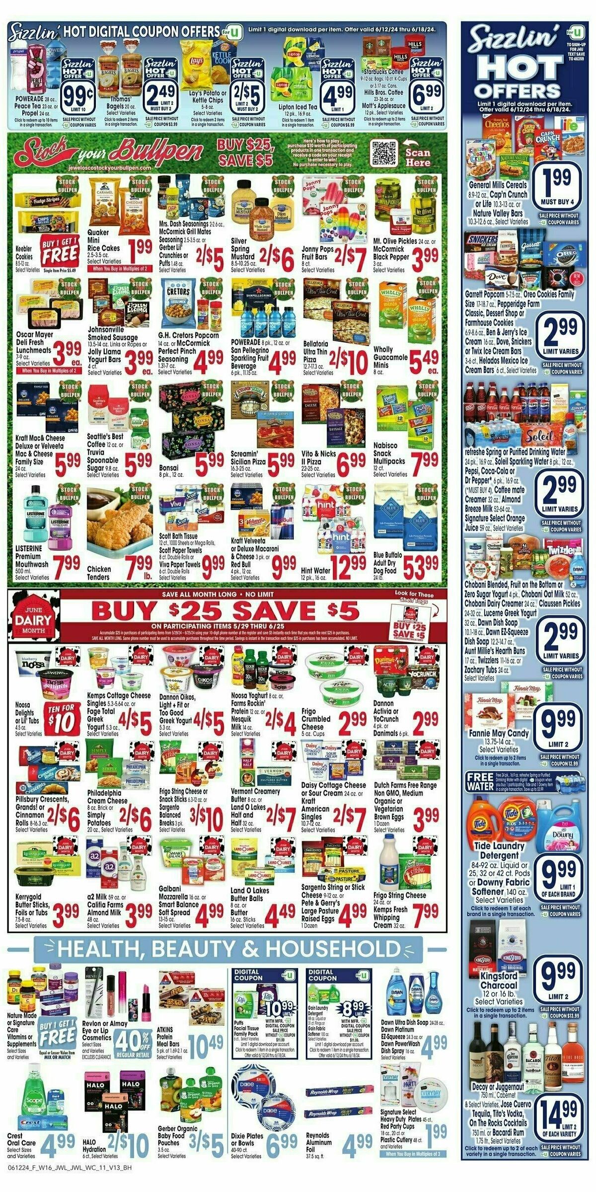 Jewel Osco Weekly Ad from June 12