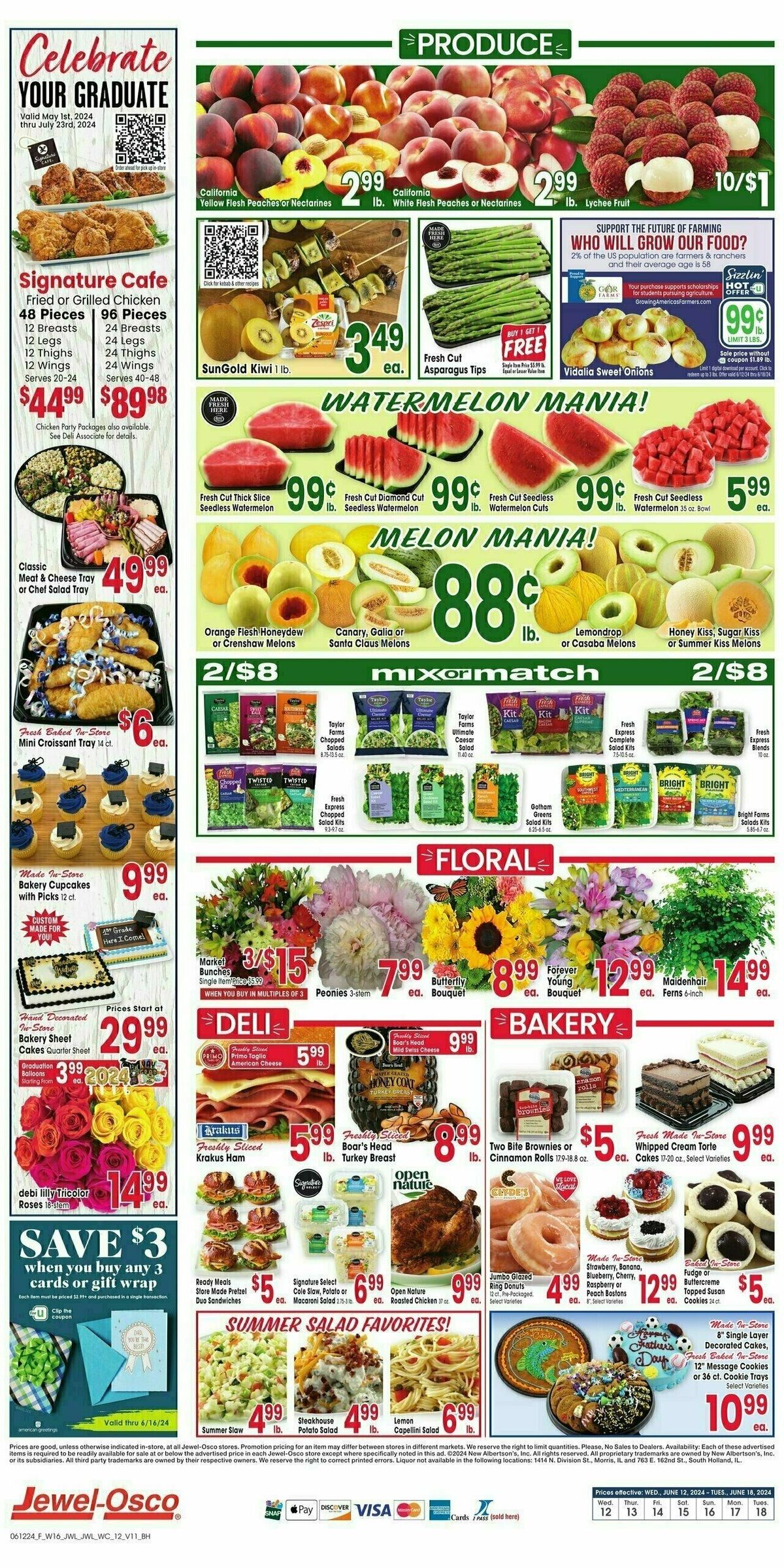 Jewel Osco Weekly Ad from June 12