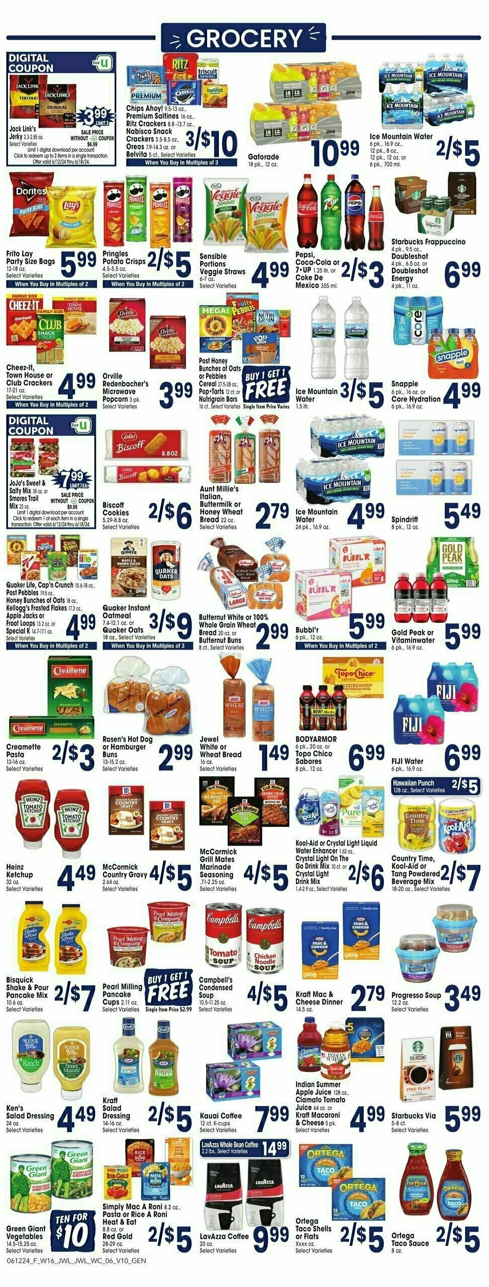 Jewel Osco Weekly Ad from June 12