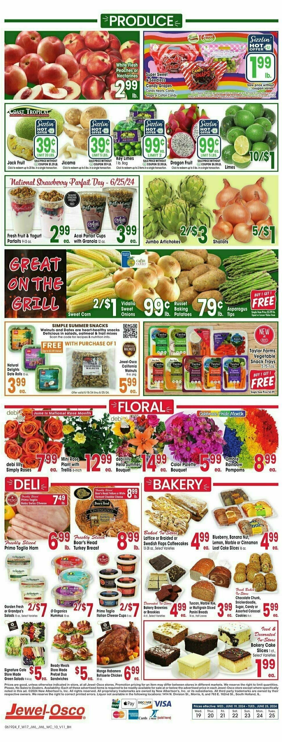 Jewel Osco Weekly Ad from June 19