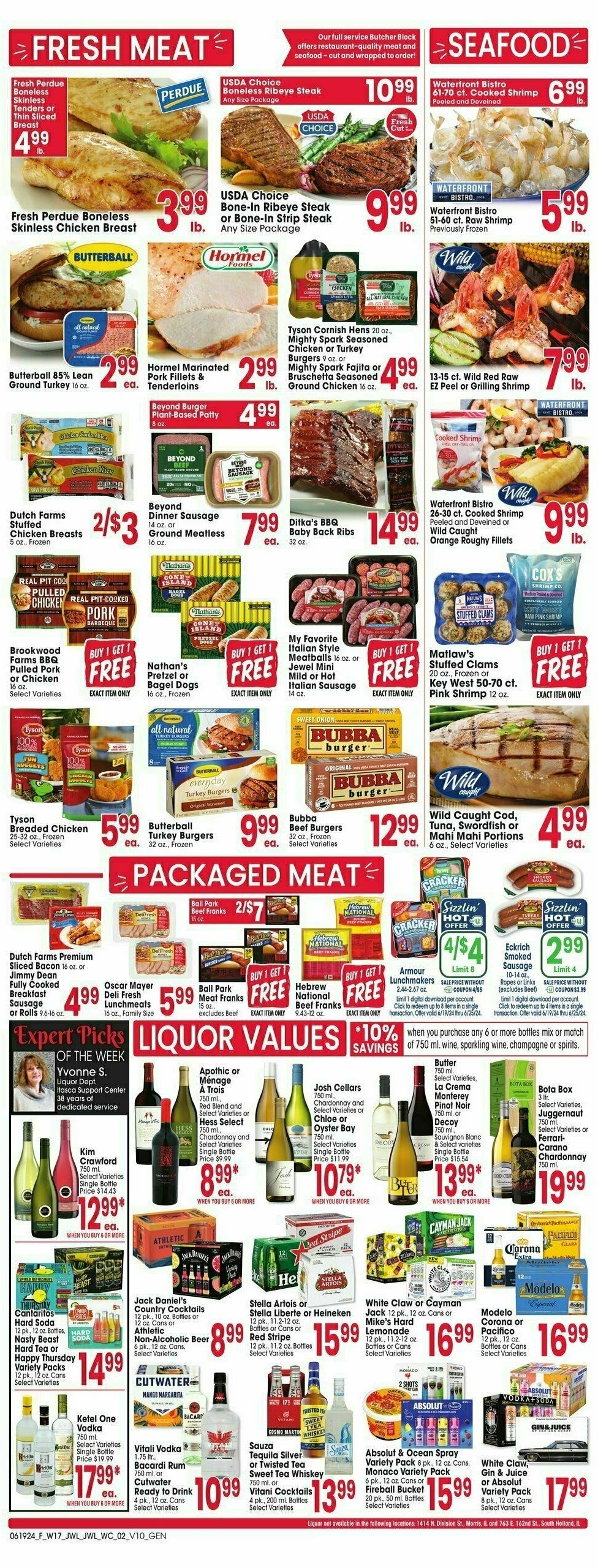 Jewel Osco Weekly Ad from June 19