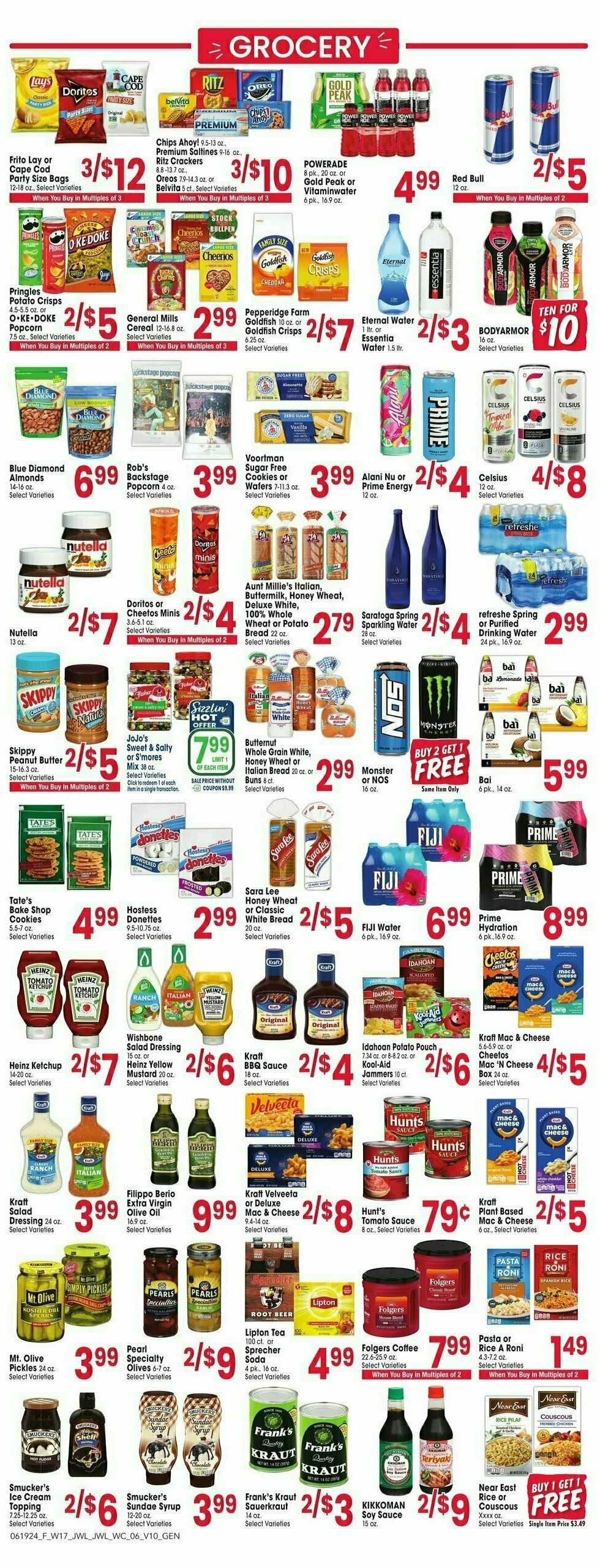 Jewel Osco Weekly Ad from June 19