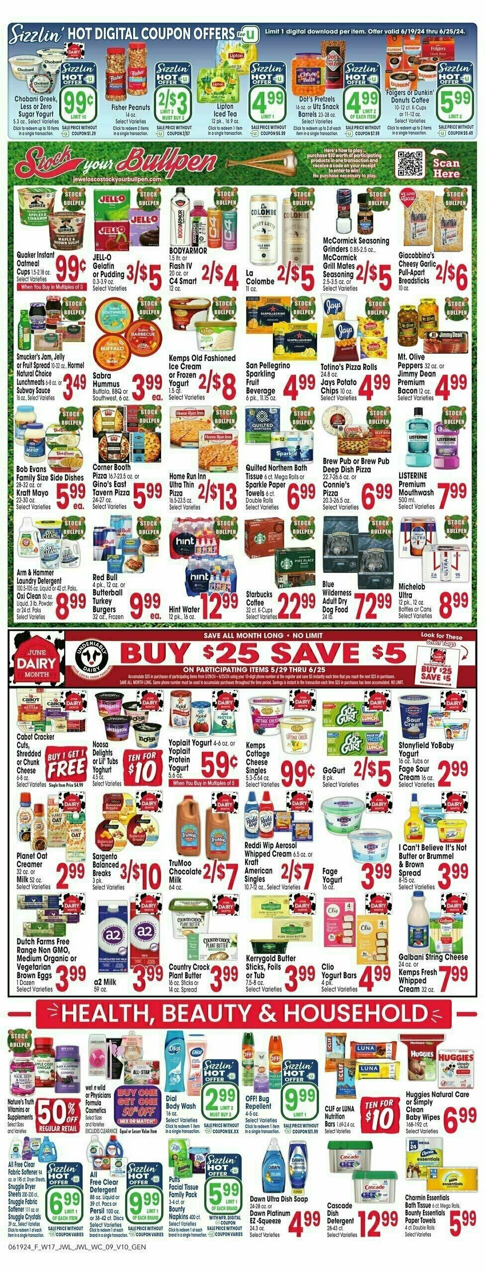 Jewel Osco Weekly Ad from June 19