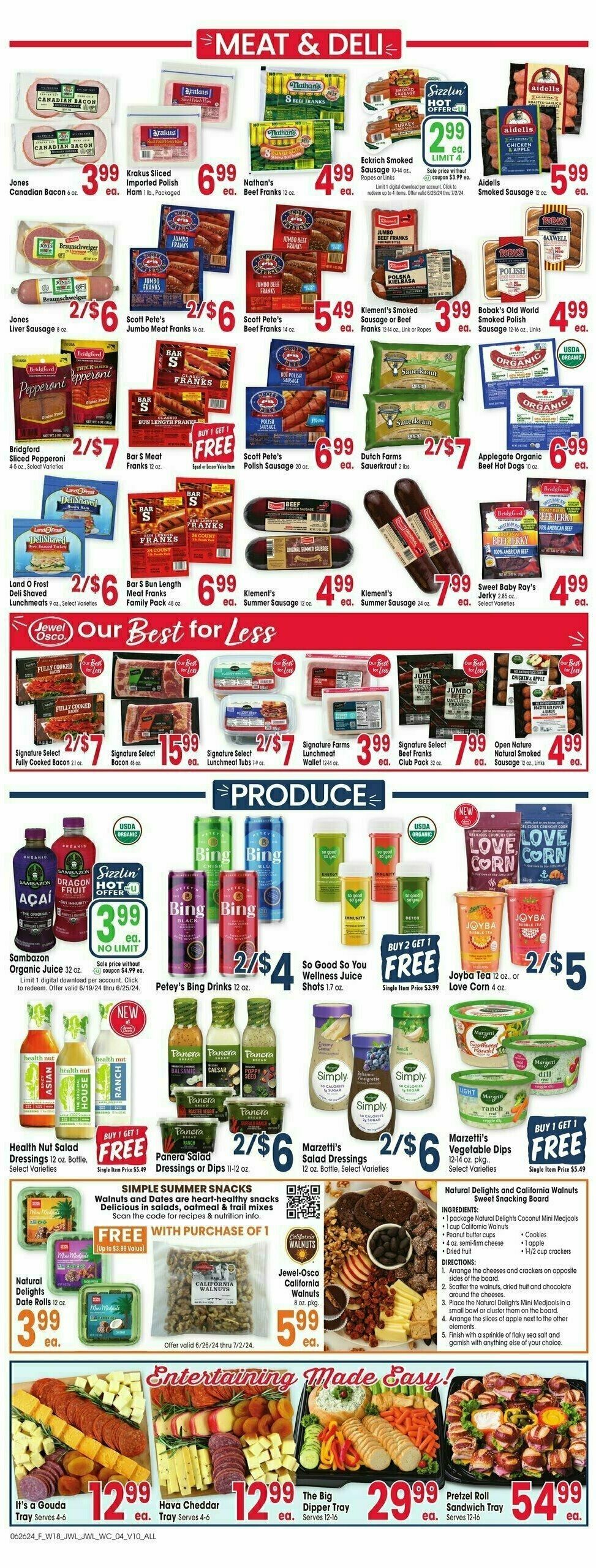 Jewel Osco Weekly Ad from June 26