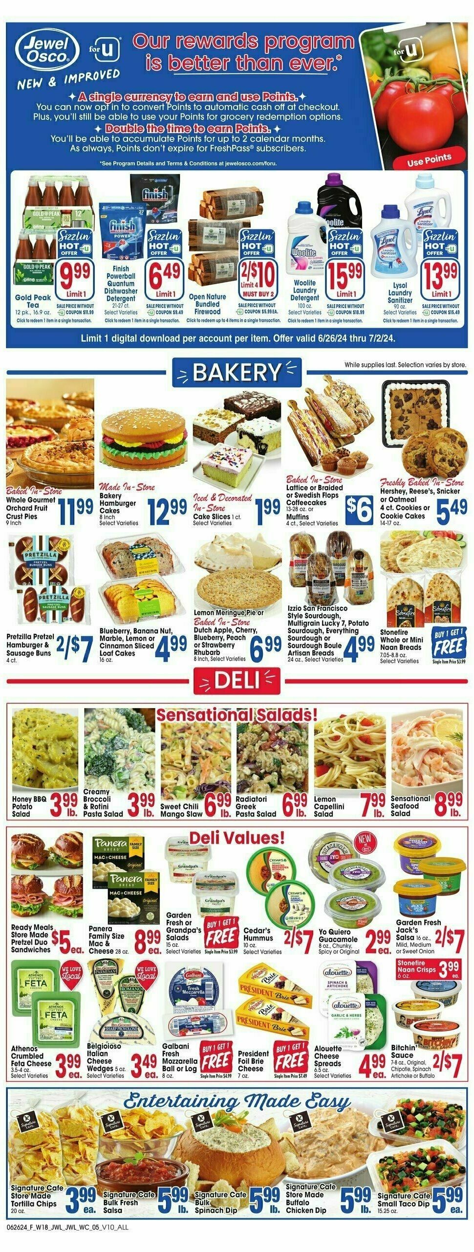 Jewel Osco Weekly Ad from June 26