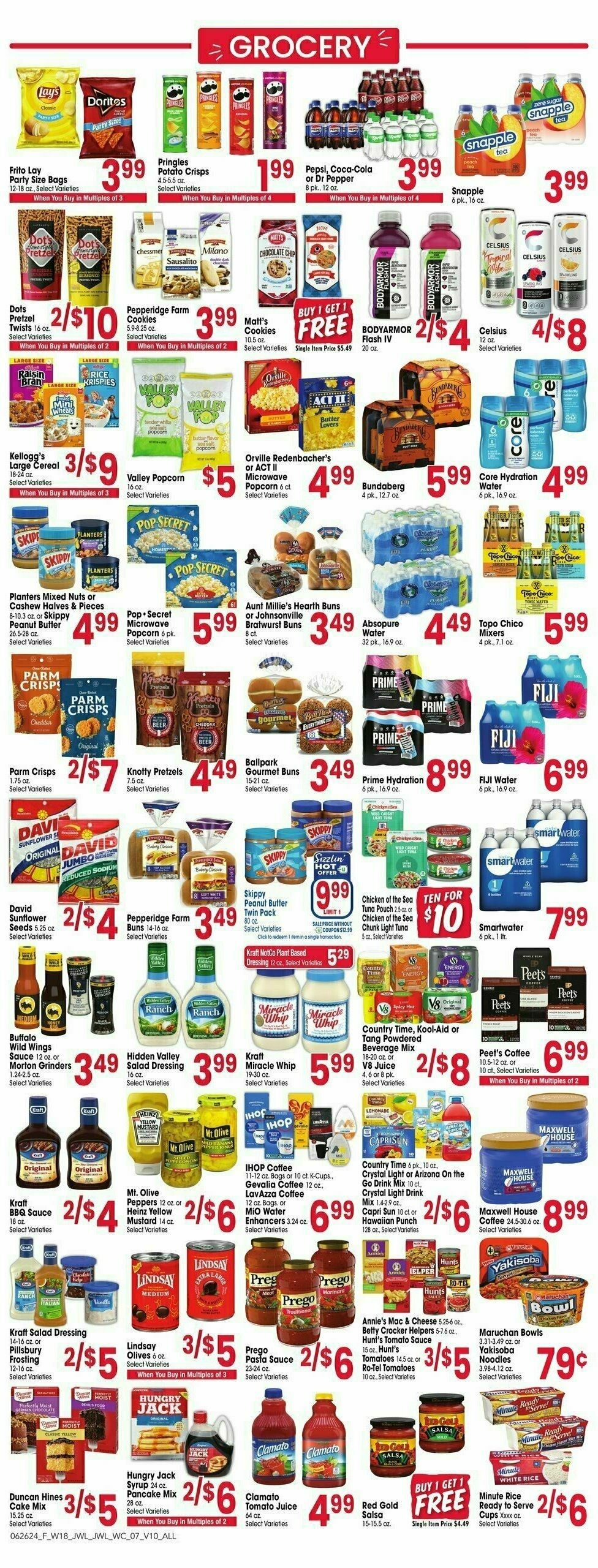 Jewel Osco Weekly Ad from June 26