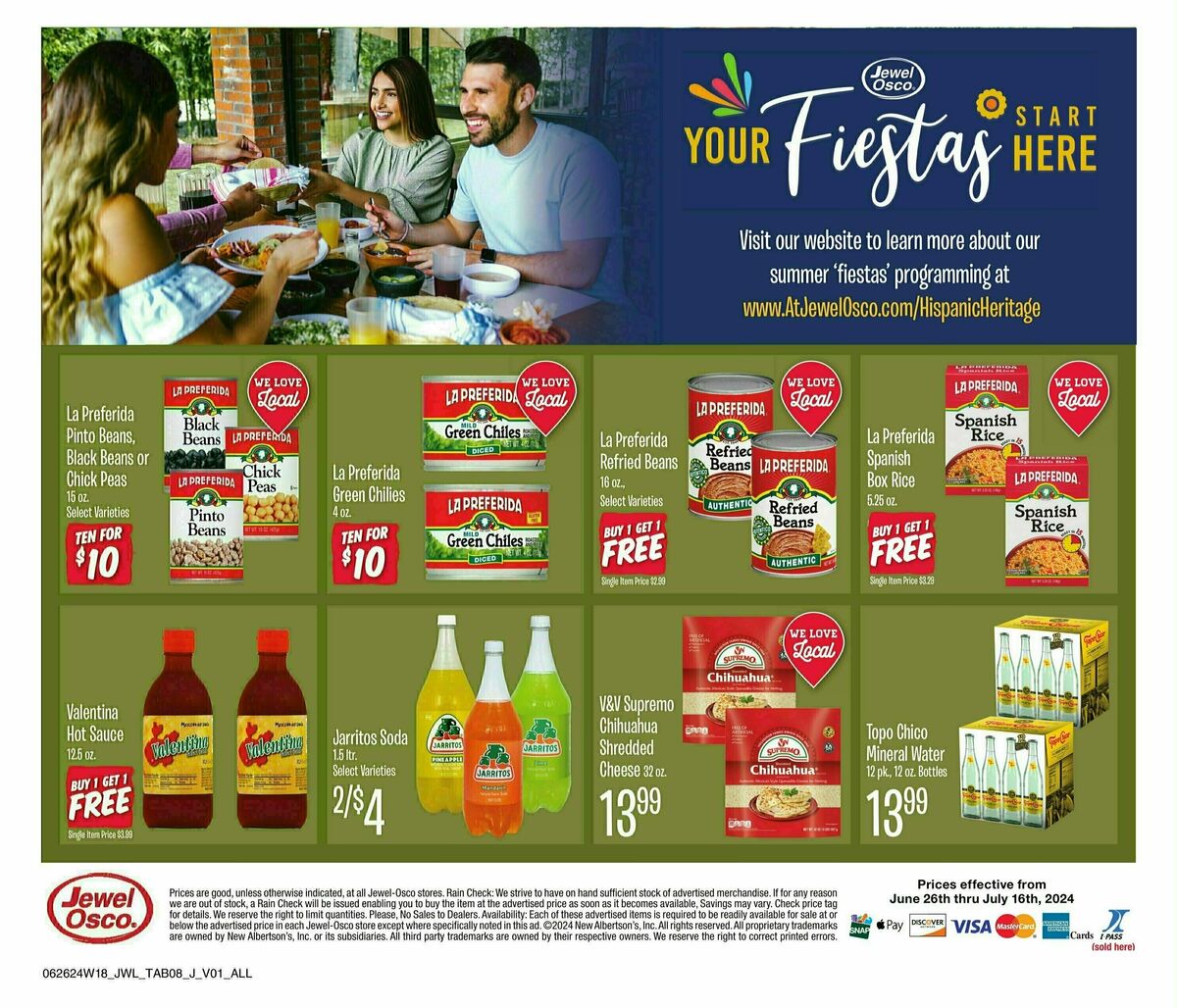 Jewel Osco Weekly Ad from June 26