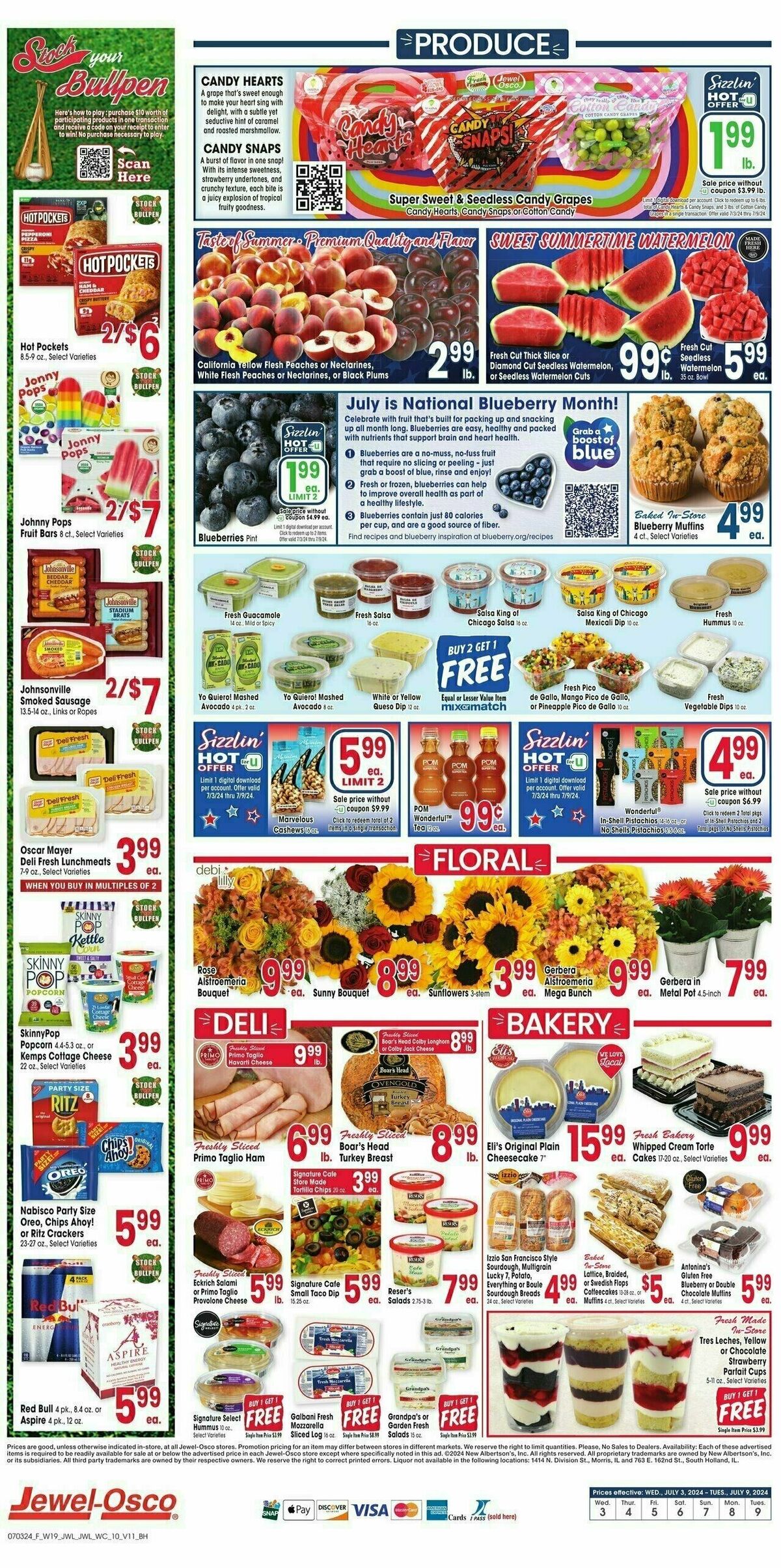 Jewel Osco Weekly Ad from July 3
