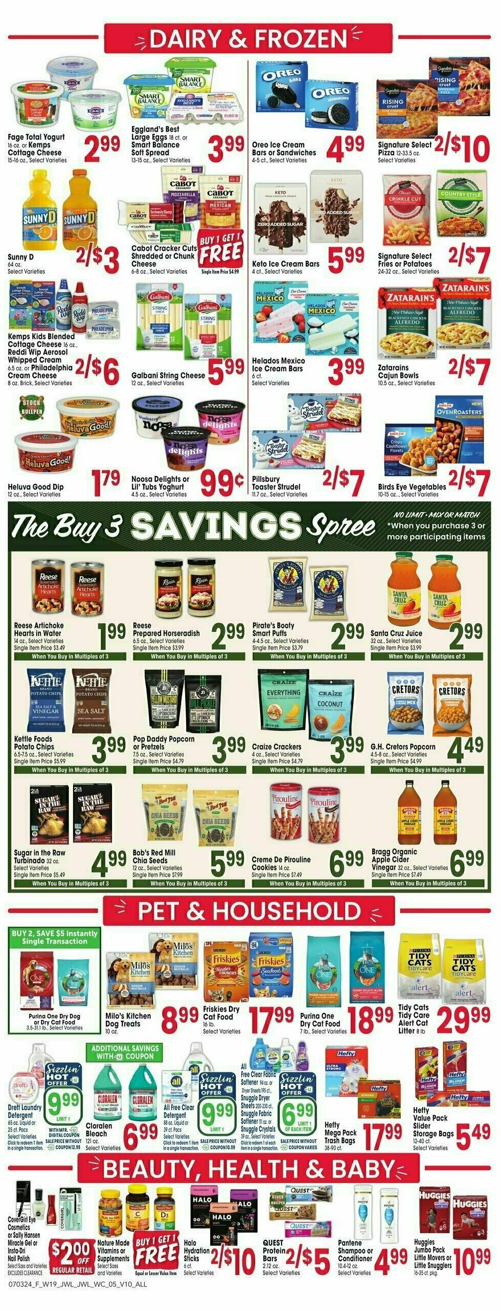 Jewel Osco Weekly Ad from July 3