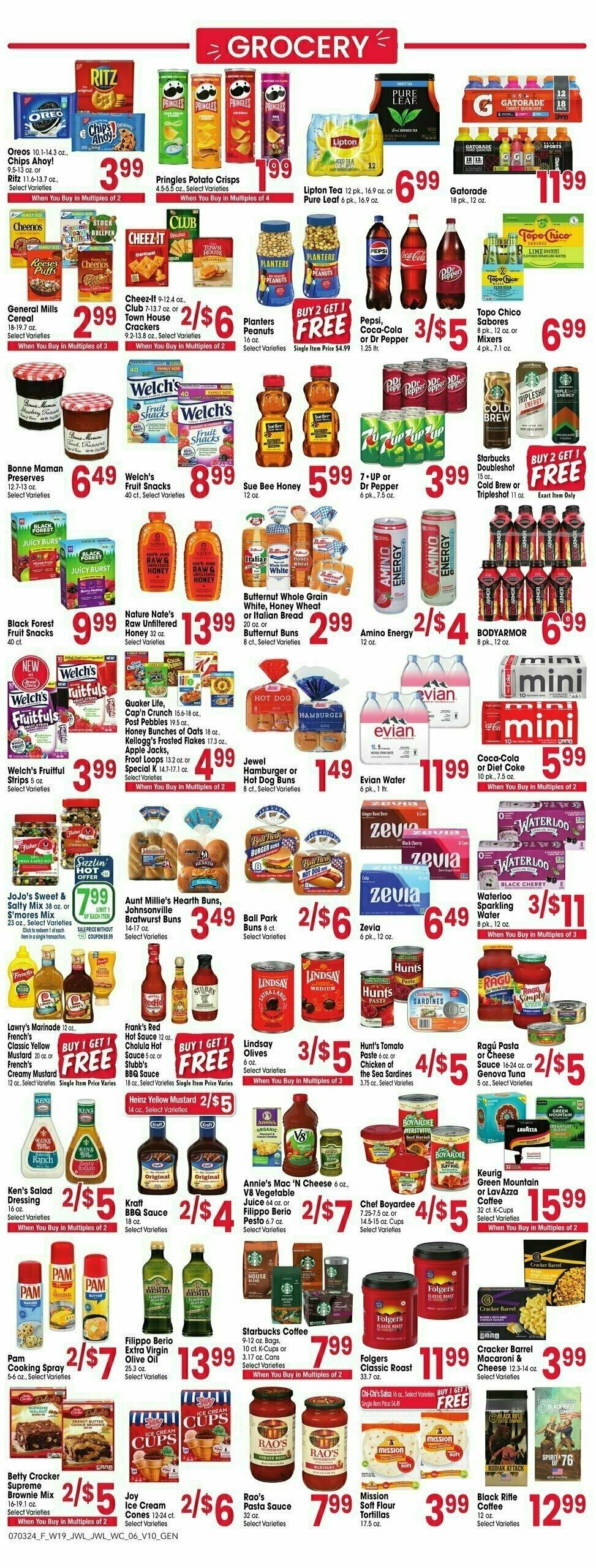 Jewel Osco Weekly Ad from July 3