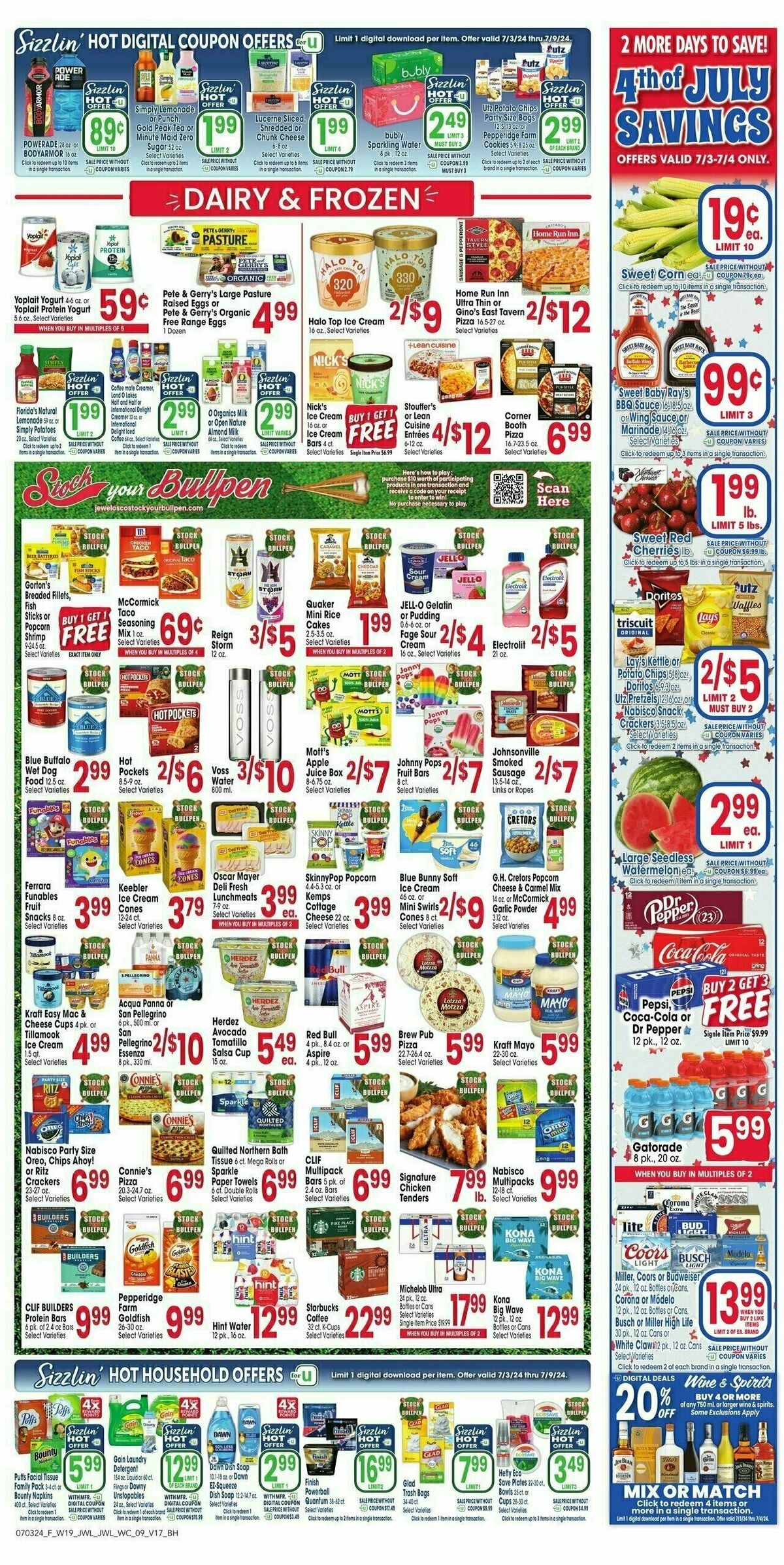 Jewel Osco Weekly Ad from July 3