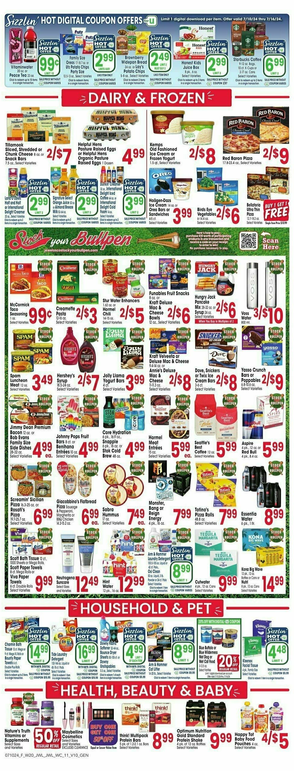 Jewel Osco Weekly Ad from July 10