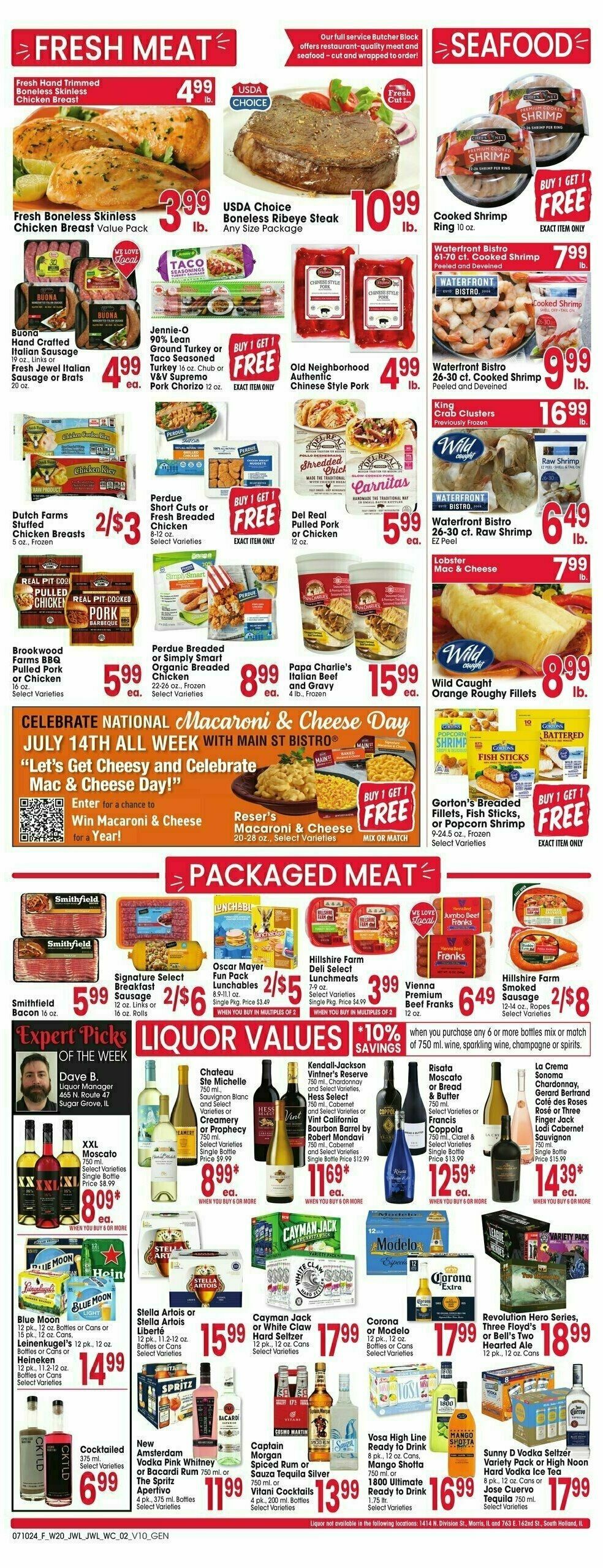 Jewel Osco Weekly Ad from July 10