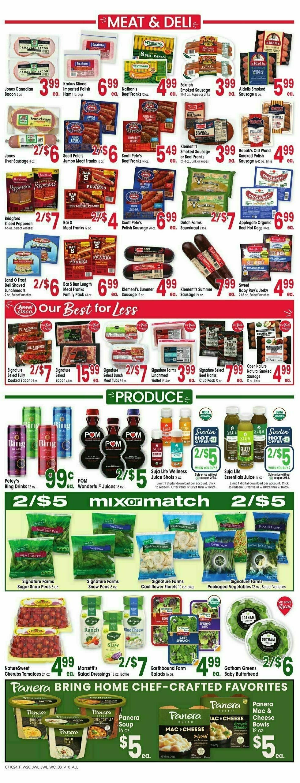 Jewel Osco Weekly Ad from July 10