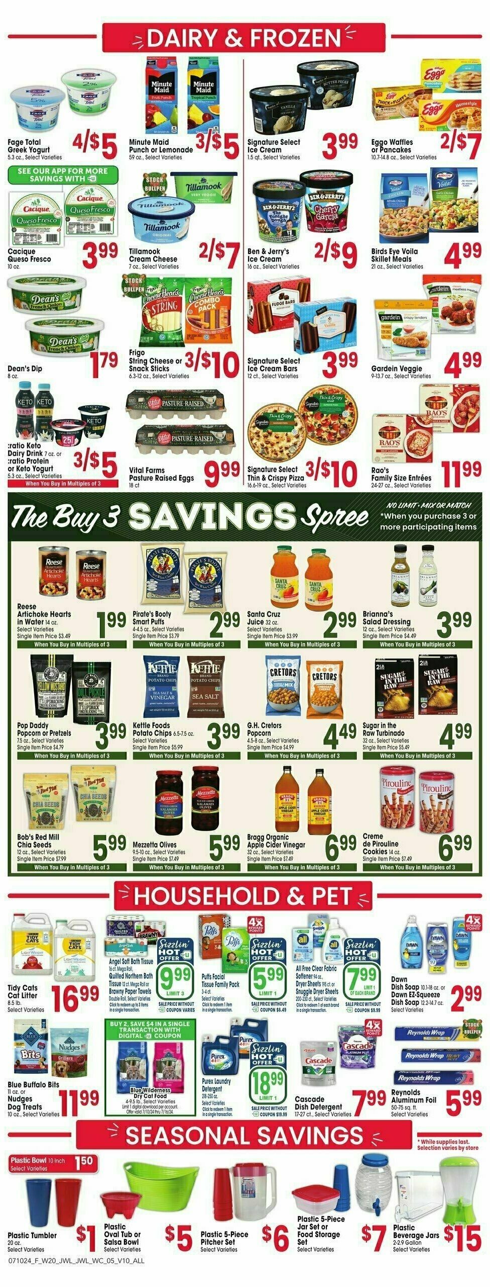 Jewel Osco Weekly Ad from July 10