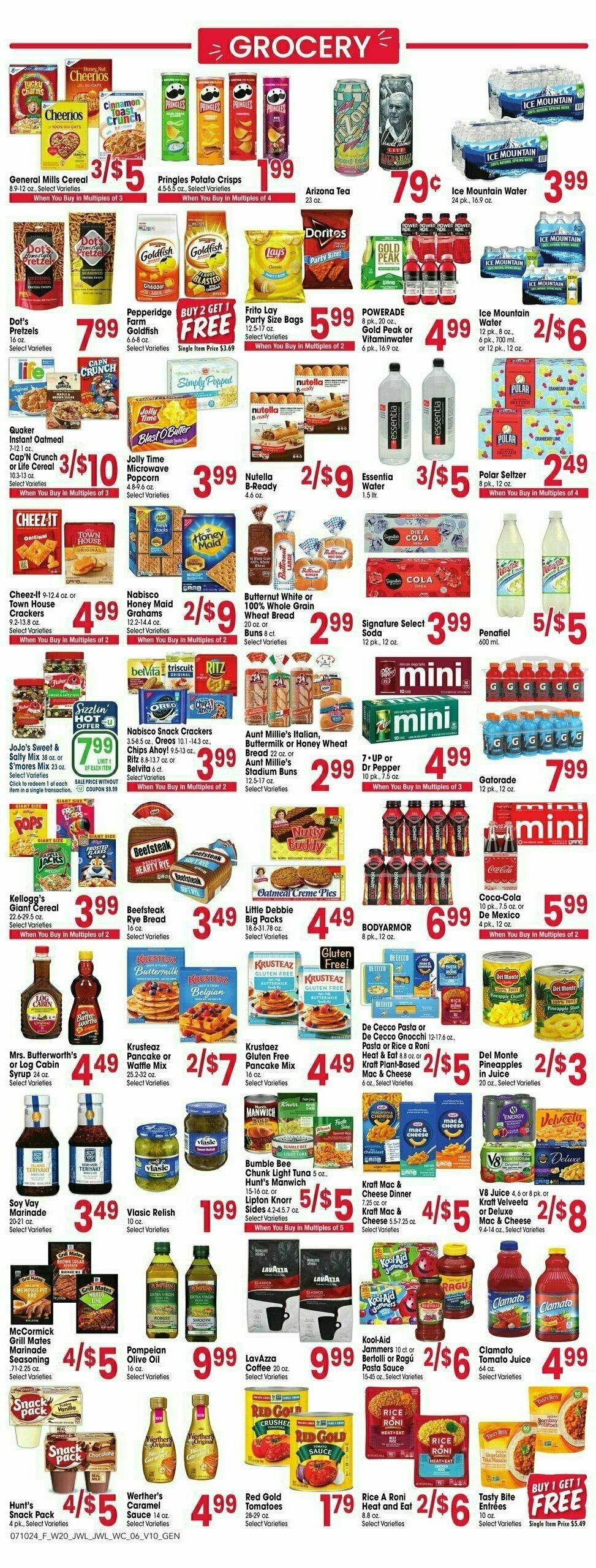 Jewel Osco Weekly Ad from July 10