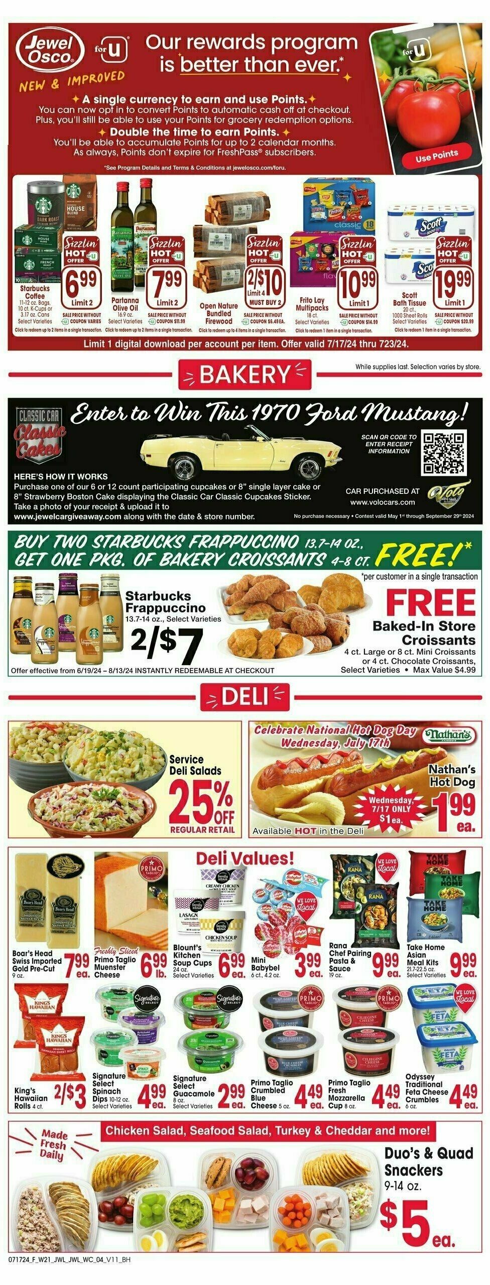 Jewel Osco Weekly Ad from July 17