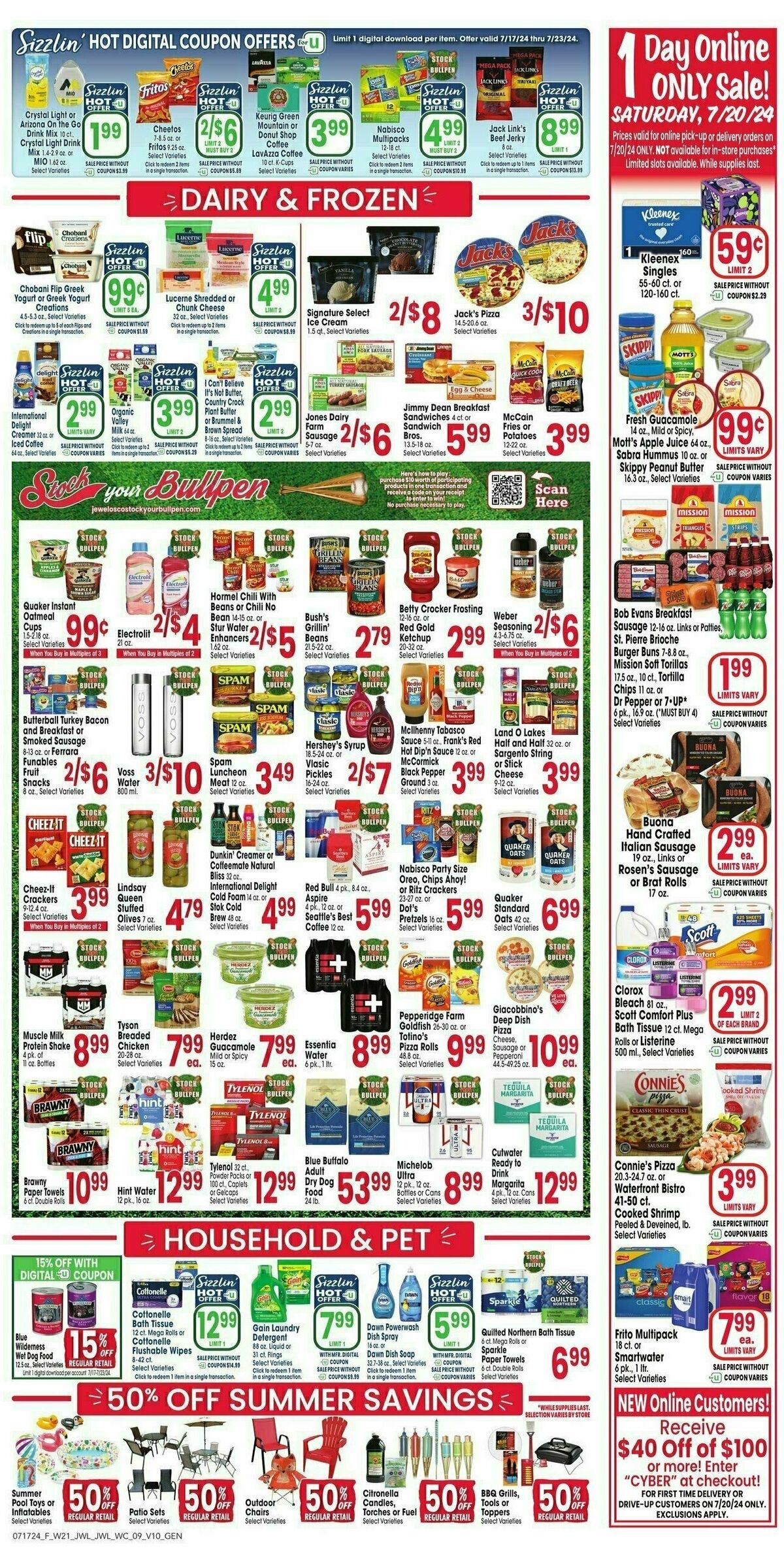 Jewel Osco Weekly Ad from July 17