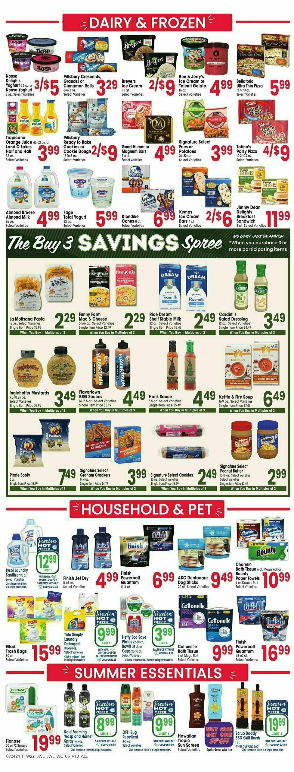 Jewel Osco Weekly Ad from July 24