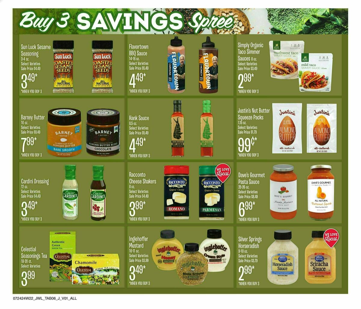 Jewel Osco Organics Guide Weekly Ad from July 24