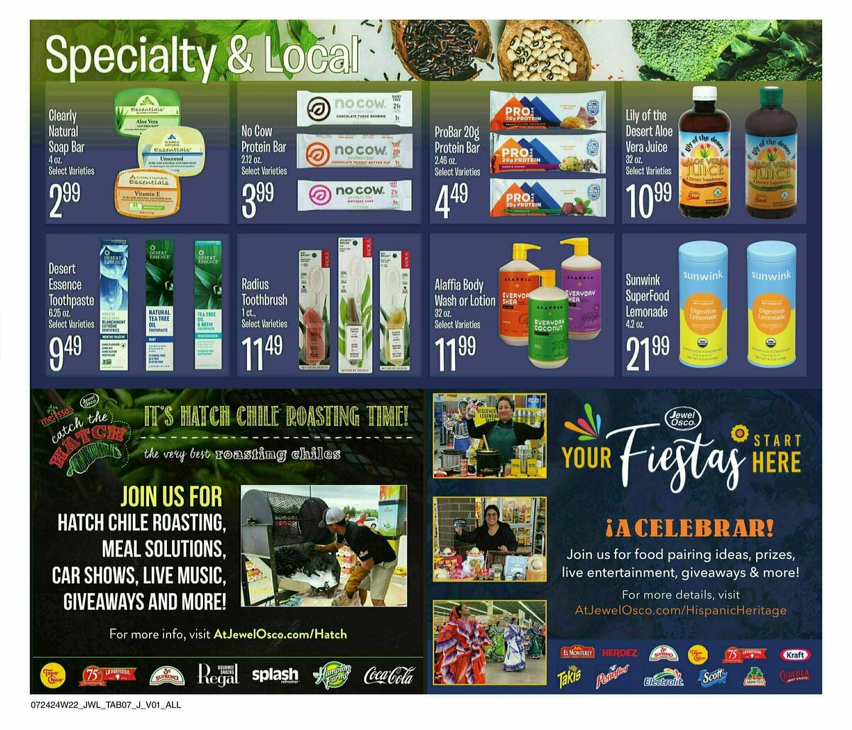 Jewel Osco Organics Guide Weekly Ad from July 24