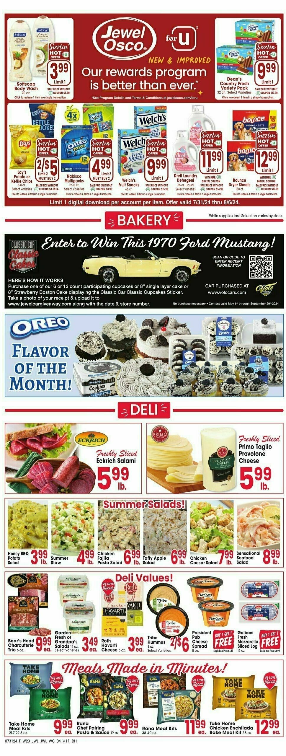 Jewel Osco Weekly Ad from July 31