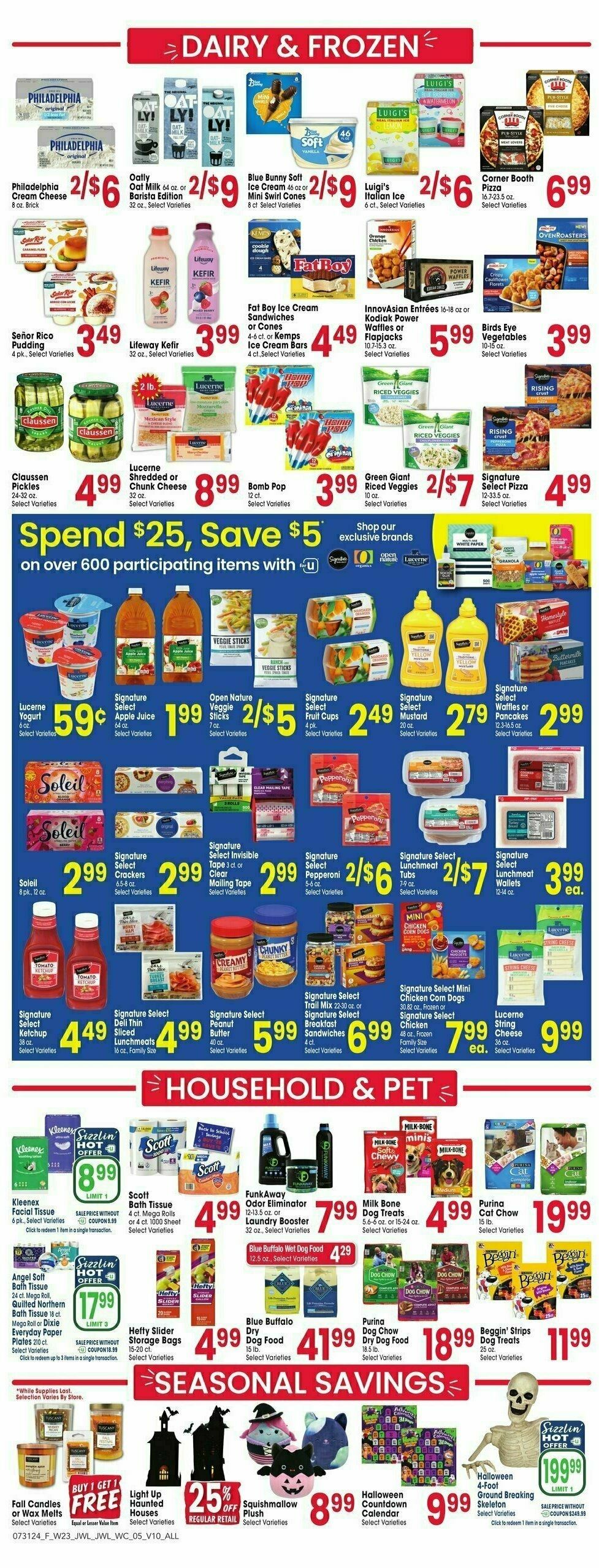 Jewel Osco Weekly Ad from July 31