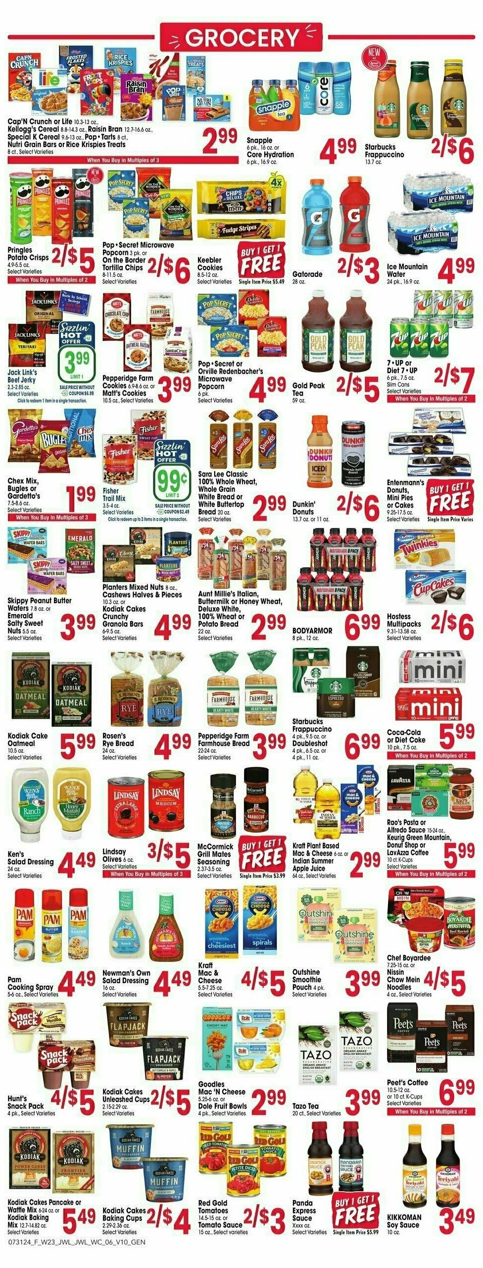 Jewel Osco Weekly Ad from July 31