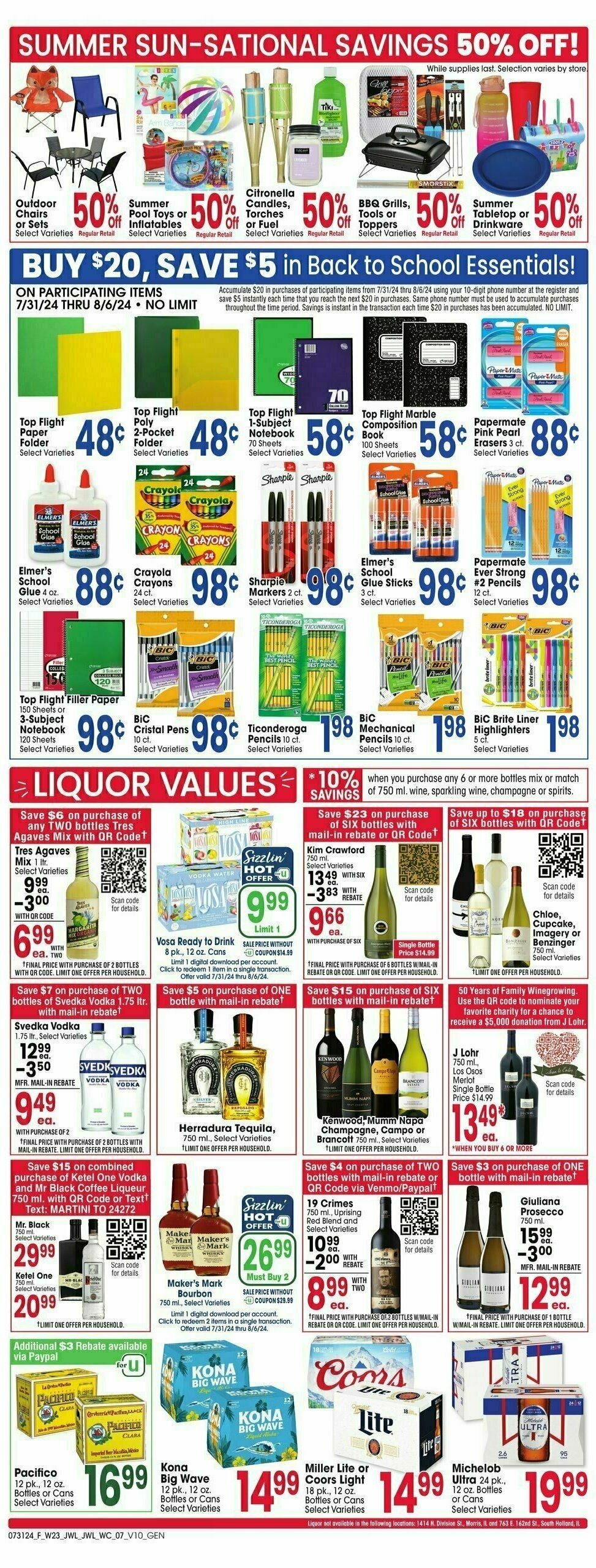 Jewel Osco Weekly Ad from July 31