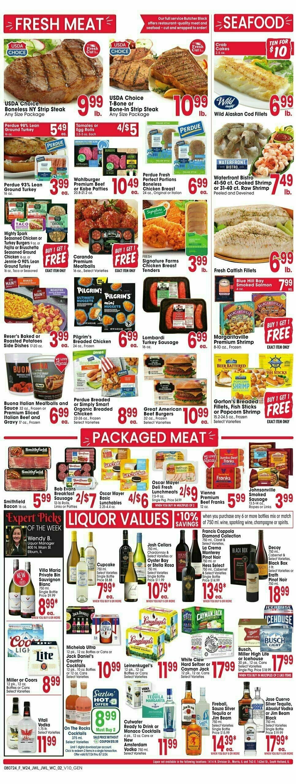 Jewel Osco Weekly Ad from August 7